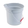 Rubbermaid Commercial 10 qt Gray, Plastic FG296300GRAY